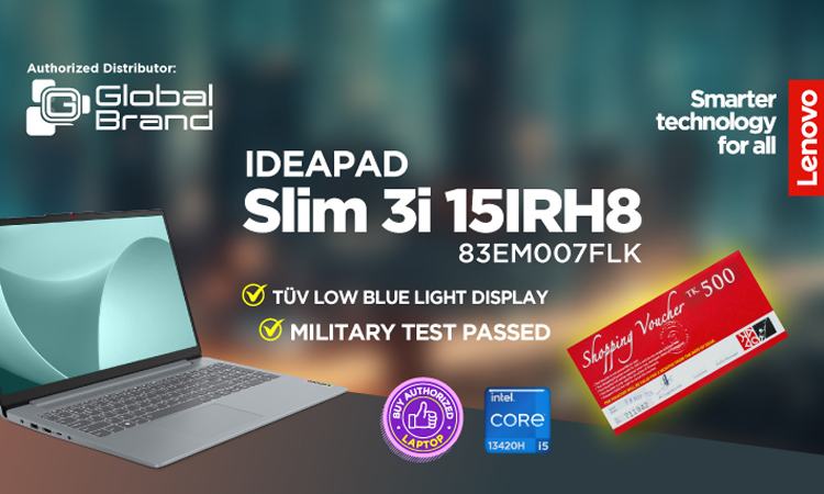 সেরা পারফরম্যান্স ও ডিজাইন এর সমন্বয়ে লেনোভো আইডিয়া প্যাড স্লিম ৩আই সেরা পারফরম্যান্স ও ডিজাইন এর সমন্বয়ে লেনোভো আইডিয়া প্যাড স্লিম ৩আই